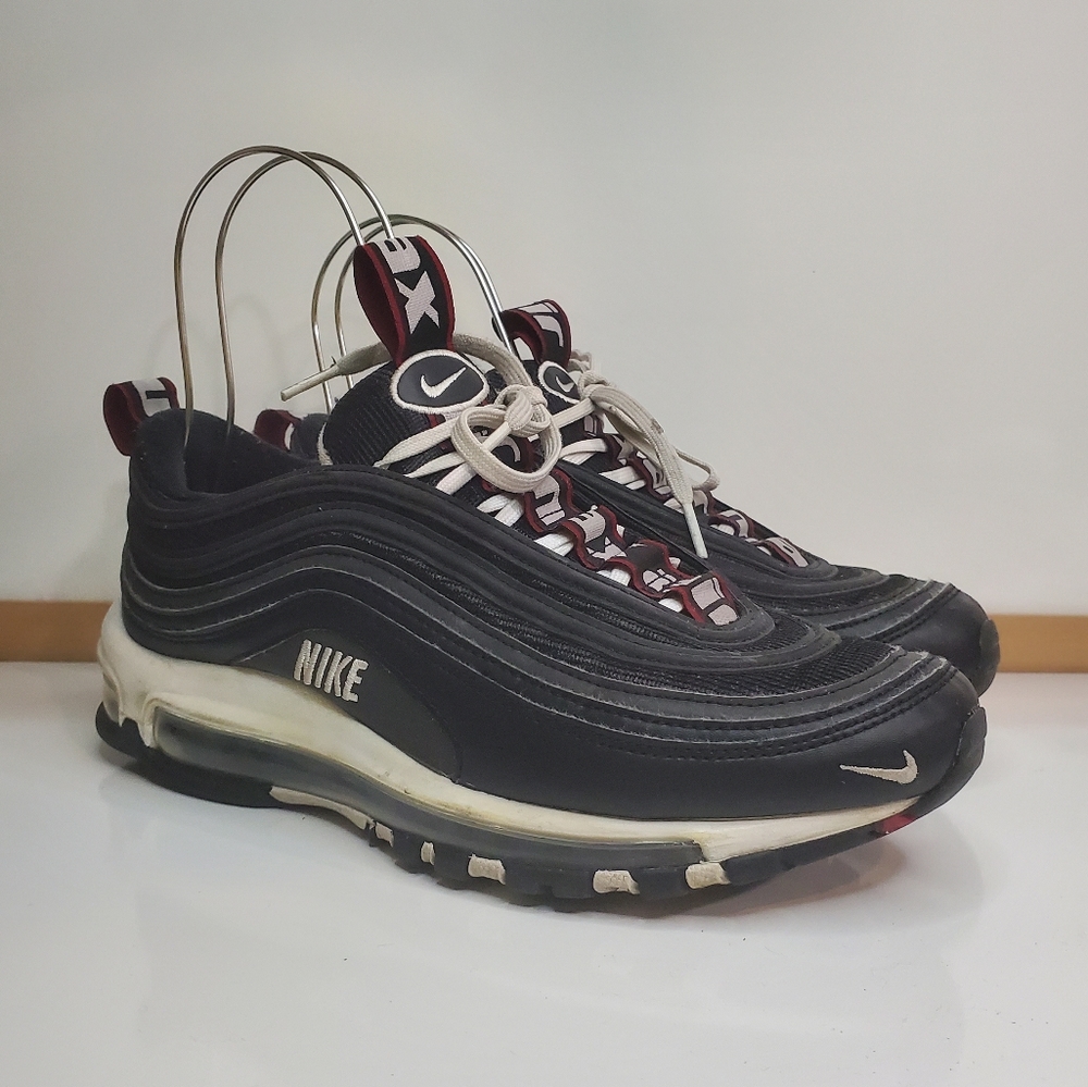 Nike Air Max 97 Premium Black Running Shoes Size 8 Men's